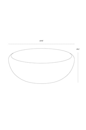   Modern European furniture - Contemporary Round Indoor/Outdoor Coffee Table - www.oroa.com | Oroa.com