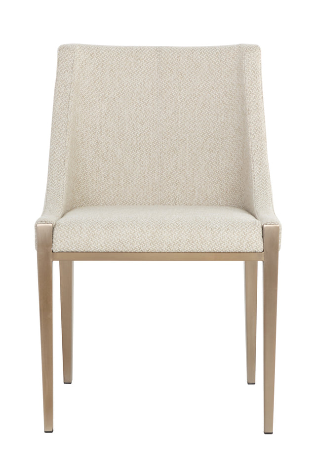 Modern European furniture - Fabric Upholstered Dining Chair - www.oroa.com