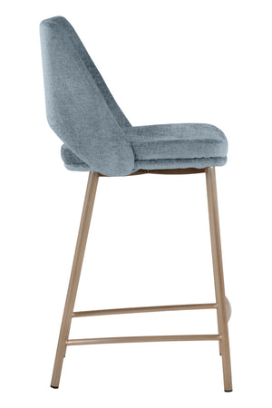   Modern European furniture - Blue Cutout-Back Counter Stool - www.oroa.com | Oroa.com