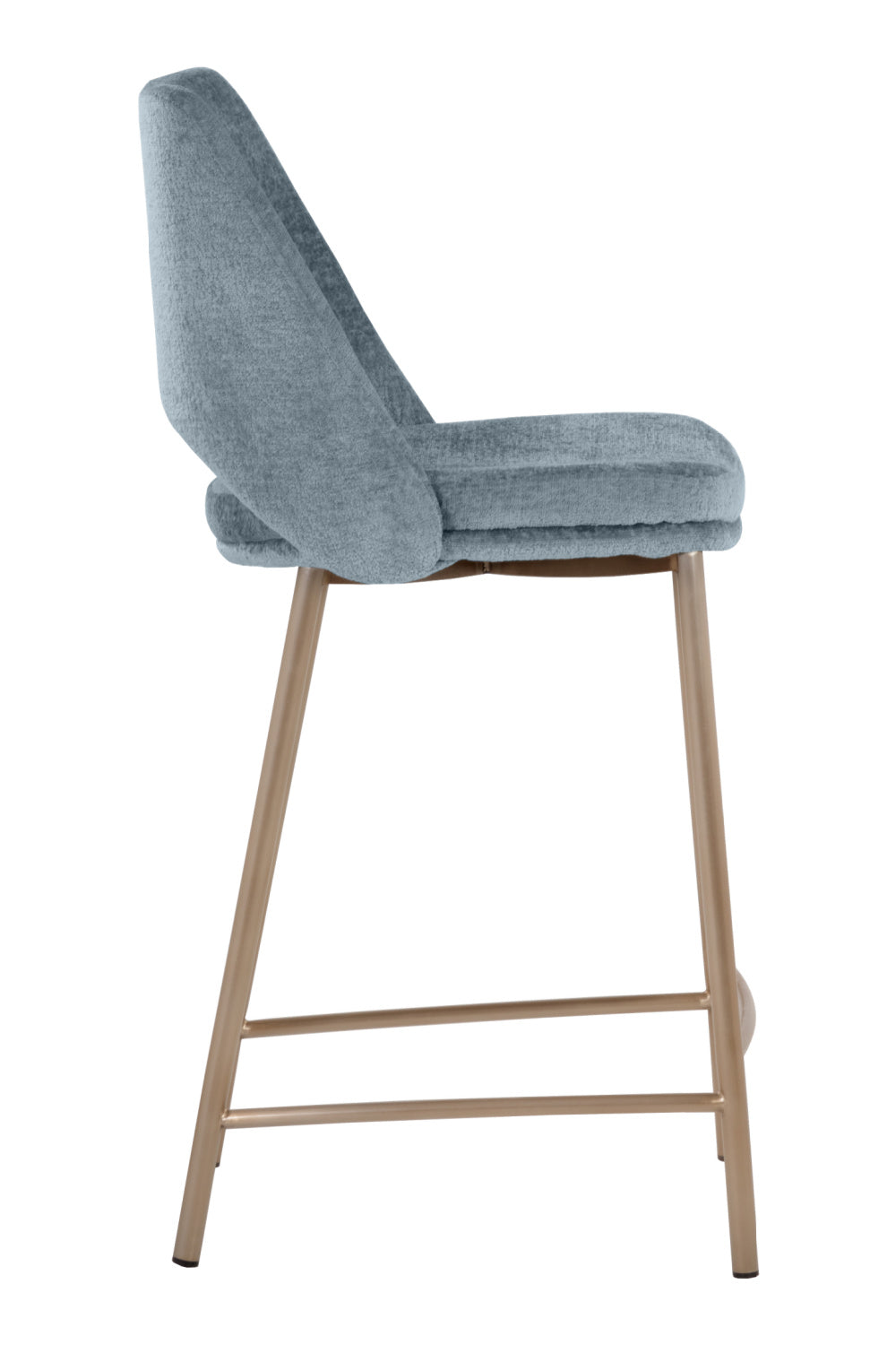   Modern European furniture - Blue Cutout-Back Counter Stool - www.oroa.com | Oroa.com