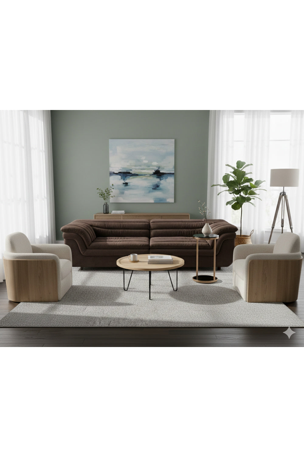   Modern European furniture  Round Black Glass End Table - www.oroa.com | Oroa.com