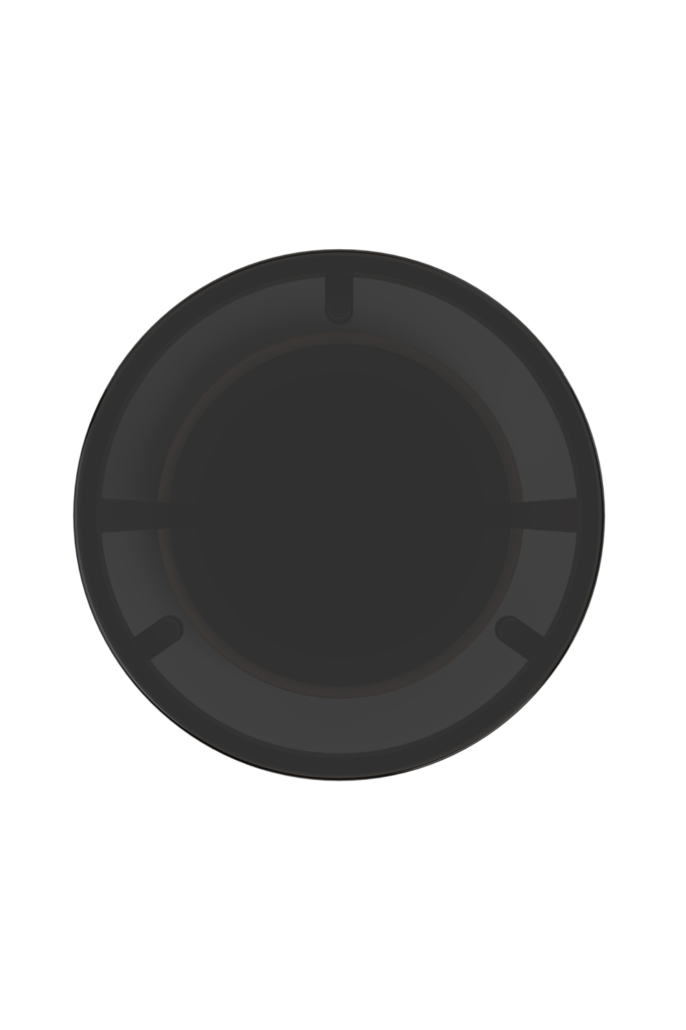   Modern European furniture  Round Black Glass End Table - www.oroa.com | Oroa.com