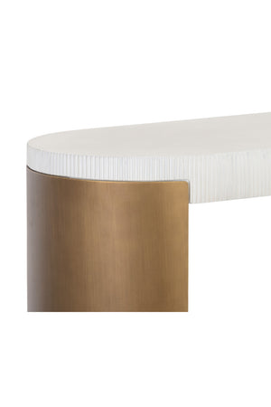   Modern European furniture - White Concrete Console Table - www.oroa.com | Oroa.com
