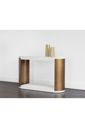   Modern European furniture - White Concrete Console Table - www.oroa.com | Oroa.com