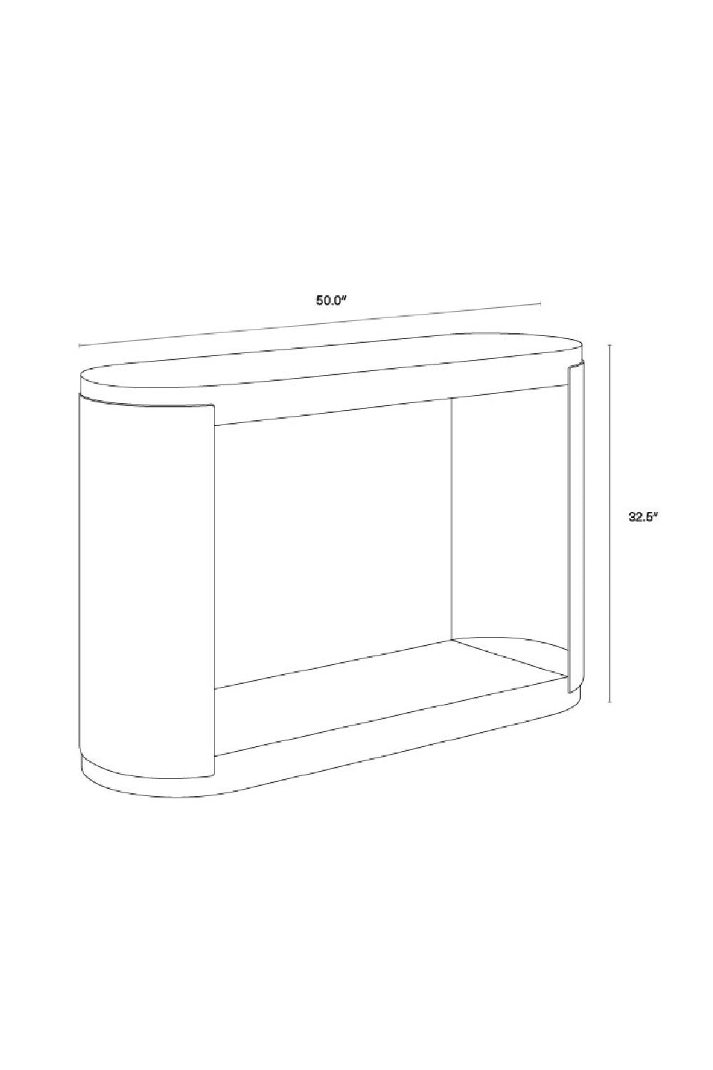   Modern European furniture - White Concrete Console Table - www.oroa.com | Oroa.com