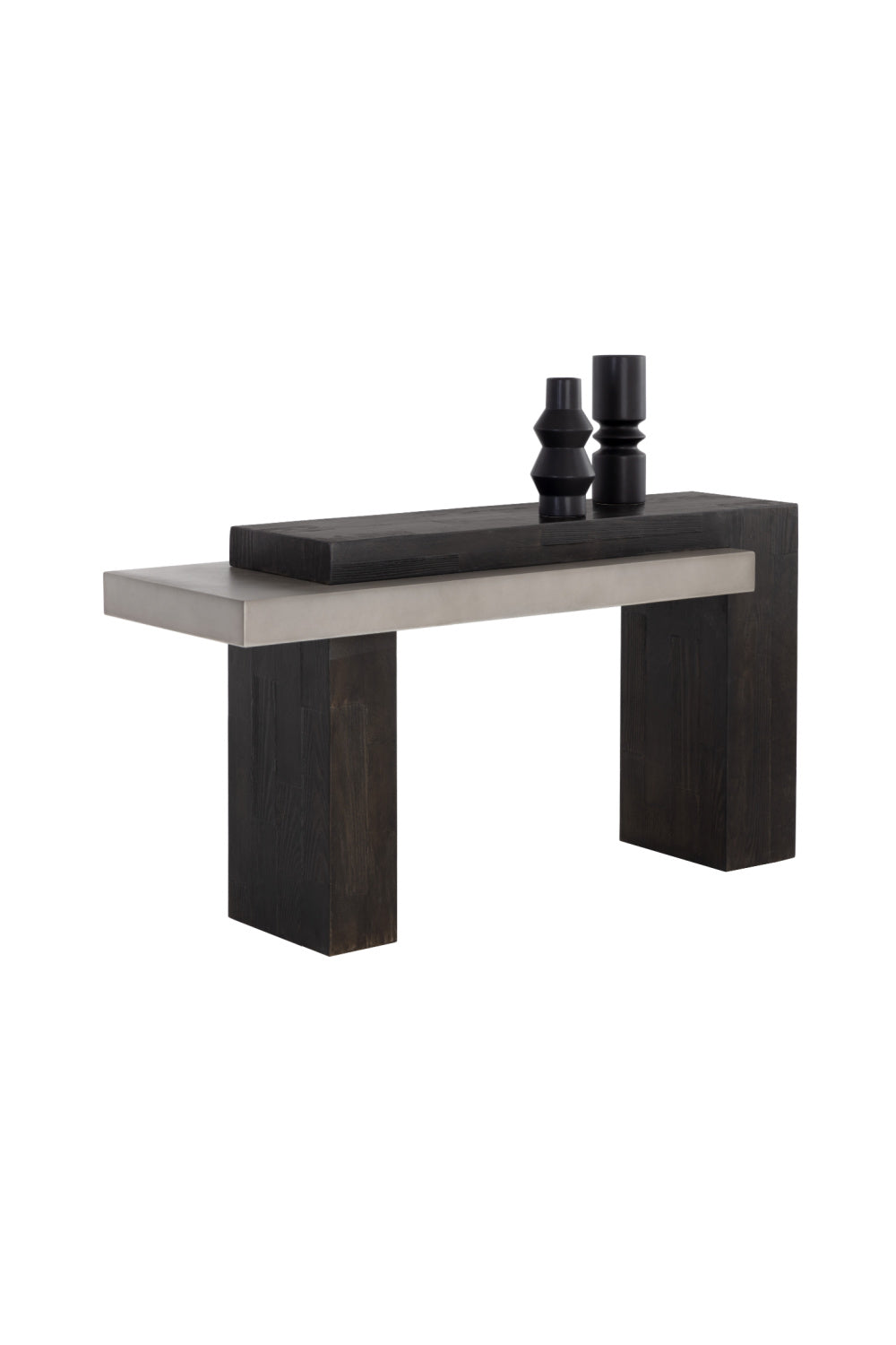   Modern European furniture - Rectangular Timber-Effect Indoor/Outdoor Console Table - www.oroa.com | Oroa.com