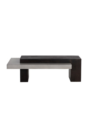   Modern European furniture - Rectangular Timber-Effect Indoor/Outdoor Coffee Table - www.oroa.com | Oroa.com