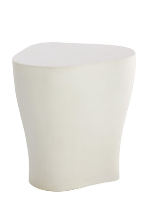   Modern European furniture - White Freeform Outdoor End Table L - www.oroa.com | Oroa.com