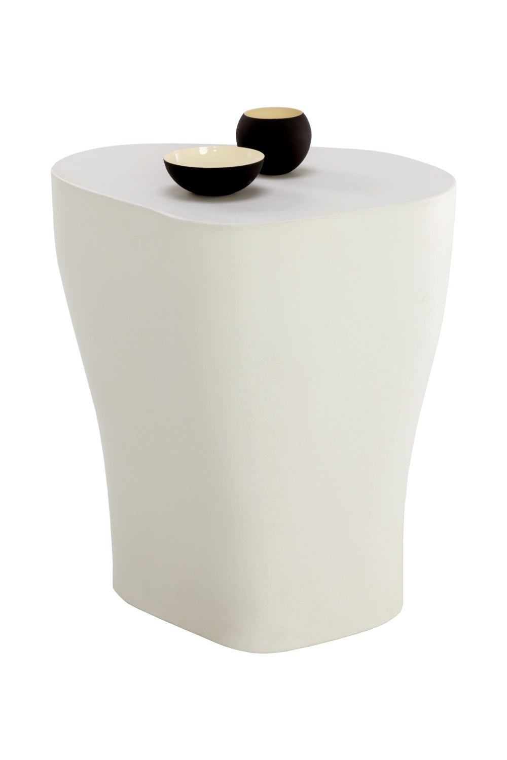   Modern European furniture - White Freeform Outdoor End Table L - www.oroa.com | Oroa.com