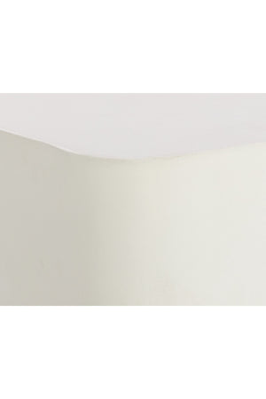   Modern European furniture - White Freeform Outdoor End Table L - www.oroa.com | Oroa.com