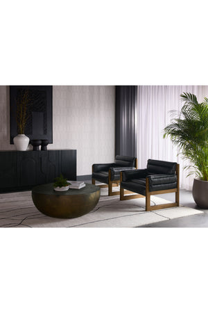   Modern European furniture - Round Antique Bronze Coffee Table - www.oroa.com | Oroa.com