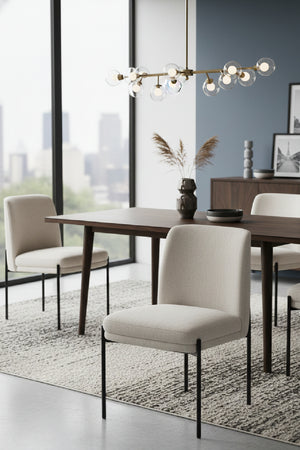   Modern European furniture - Textured Fabric Dining Chair - www.oroa.com | Oroa.com
