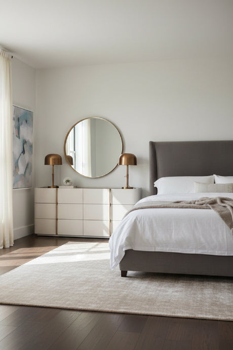   Modern European furniture - Leather-Look 6-Drawer Dresser - www.oroa.com | Oroa.com