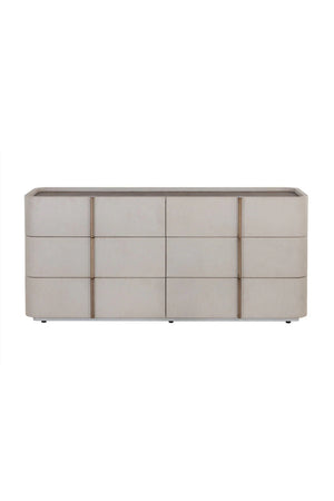   Modern European furniture - Leather-Look 6-Drawer Dresser - www.oroa.com | Oroa.com