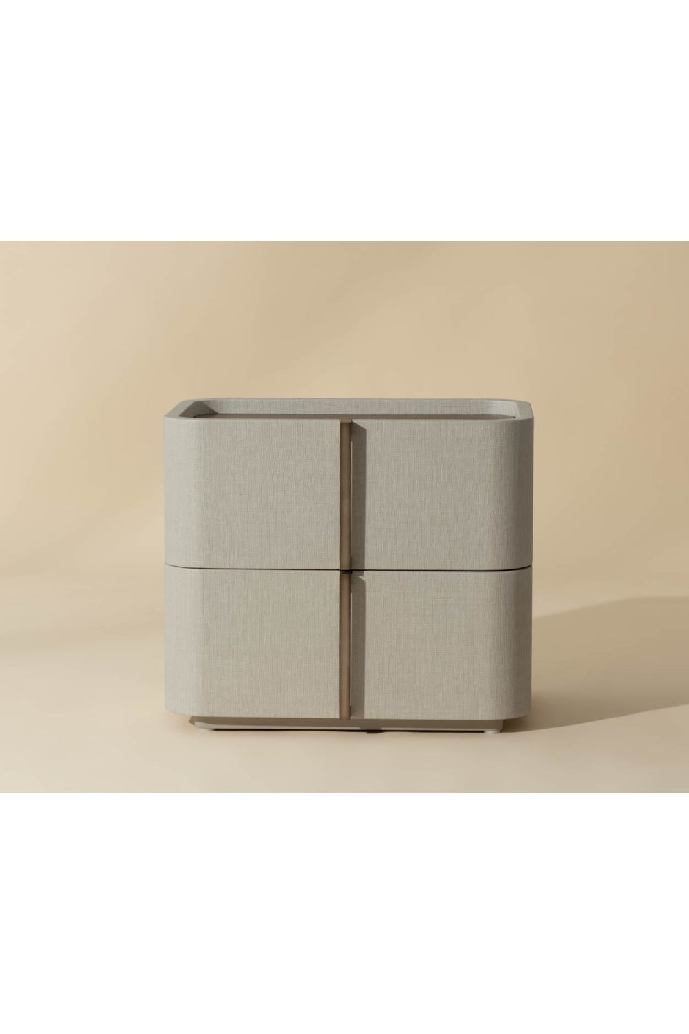   Modern European furniture - Leather-Look 2-Drawer Nightstand - www.oroa.com | Oroa.com