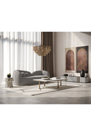   Modern European furniture - Cream Leather 4-Door Storage Cabinet - www.oroa.com | Oroa.com