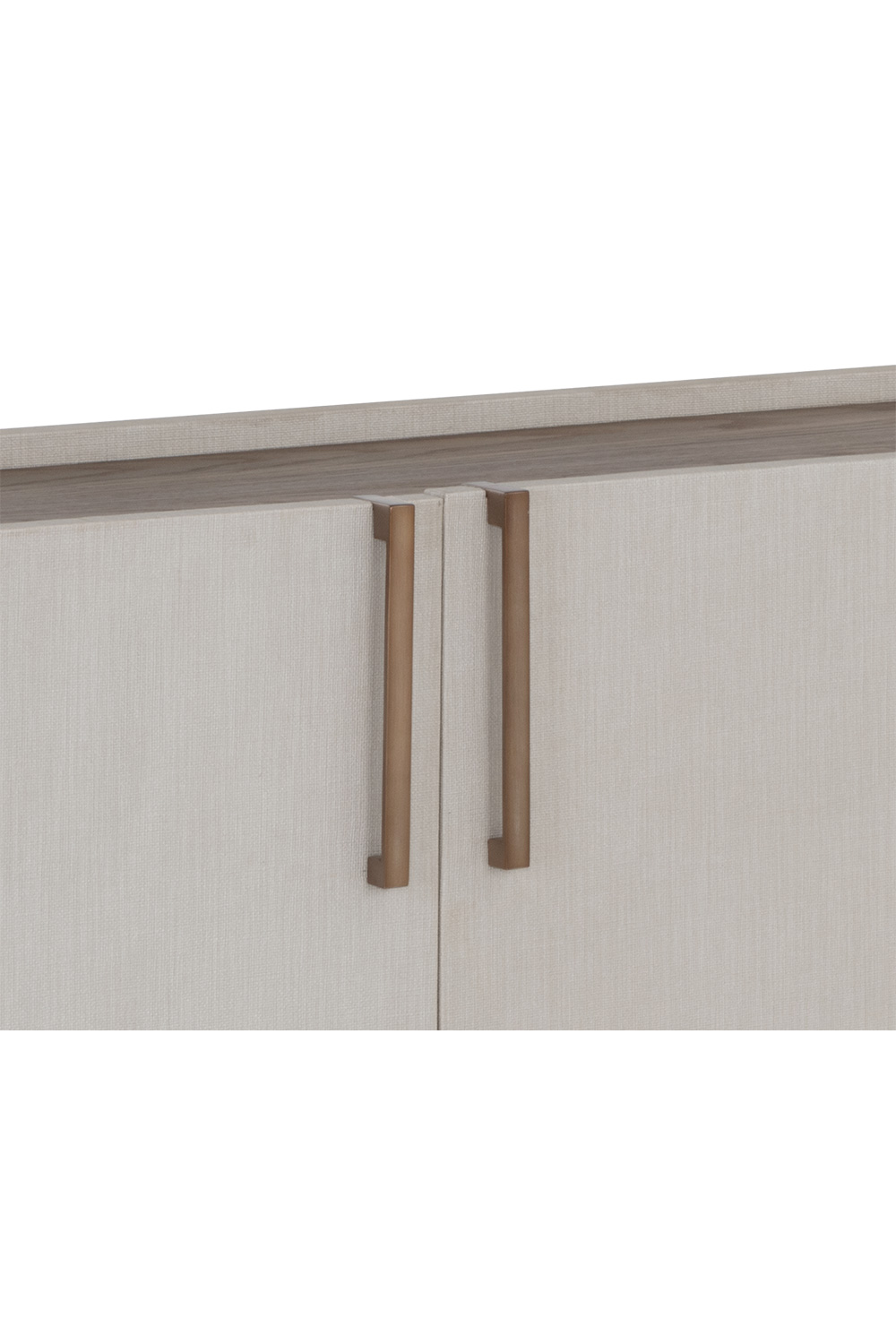   Modern European furniture - Cream Leather 4-Door Sideboard - www.oroa.com | Oroa.com
