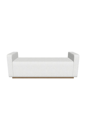   Modern European furniture - Channel-Tufted Fabric Bench - www.oroa.com | Oroa.com