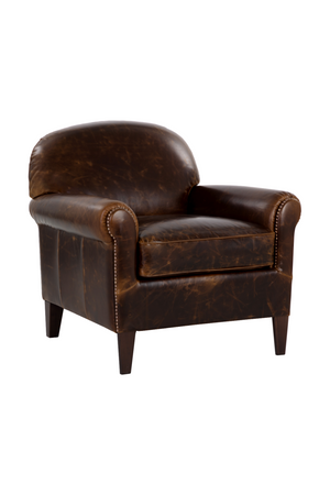   Modern European furniture - Sculpted Leather Lounge Chair - www.oroa.com | Oroa.com