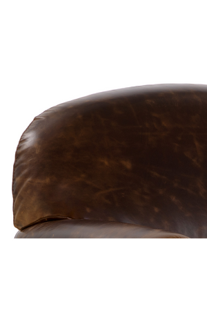   Modern European furniture - Sculpted Leather Lounge Chair - www.oroa.com | Oroa.com