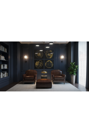   Modern European furniture - Sculpted Leather Lounge Chair - www.oroa.com | Oroa.com