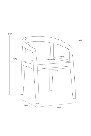   Modern European furniture - Woven Seat Indoor/Outdoor Dining Chair - www.oroa.com | Oroa.com