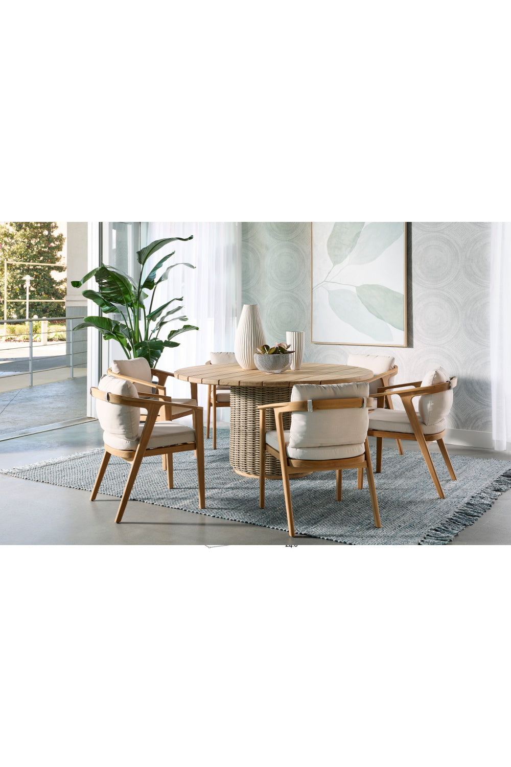   Modern European furniture - Cream Padded Outdoor Dining Chair - www.oroa.com | Oroa.com
