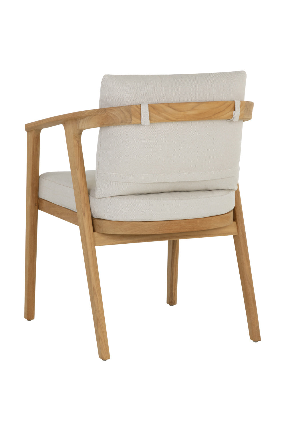   Modern European furniture - Cream Padded Outdoor Dining Chair - www.oroa.com | Oroa.com