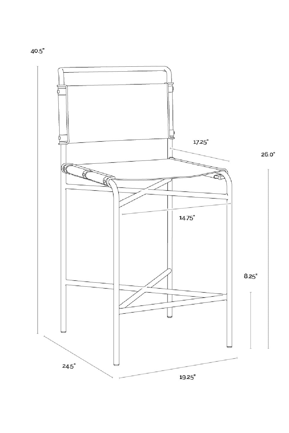   Modern European furniture - Classic Leather Counter Stool - www.oroa.com | Oroa.com