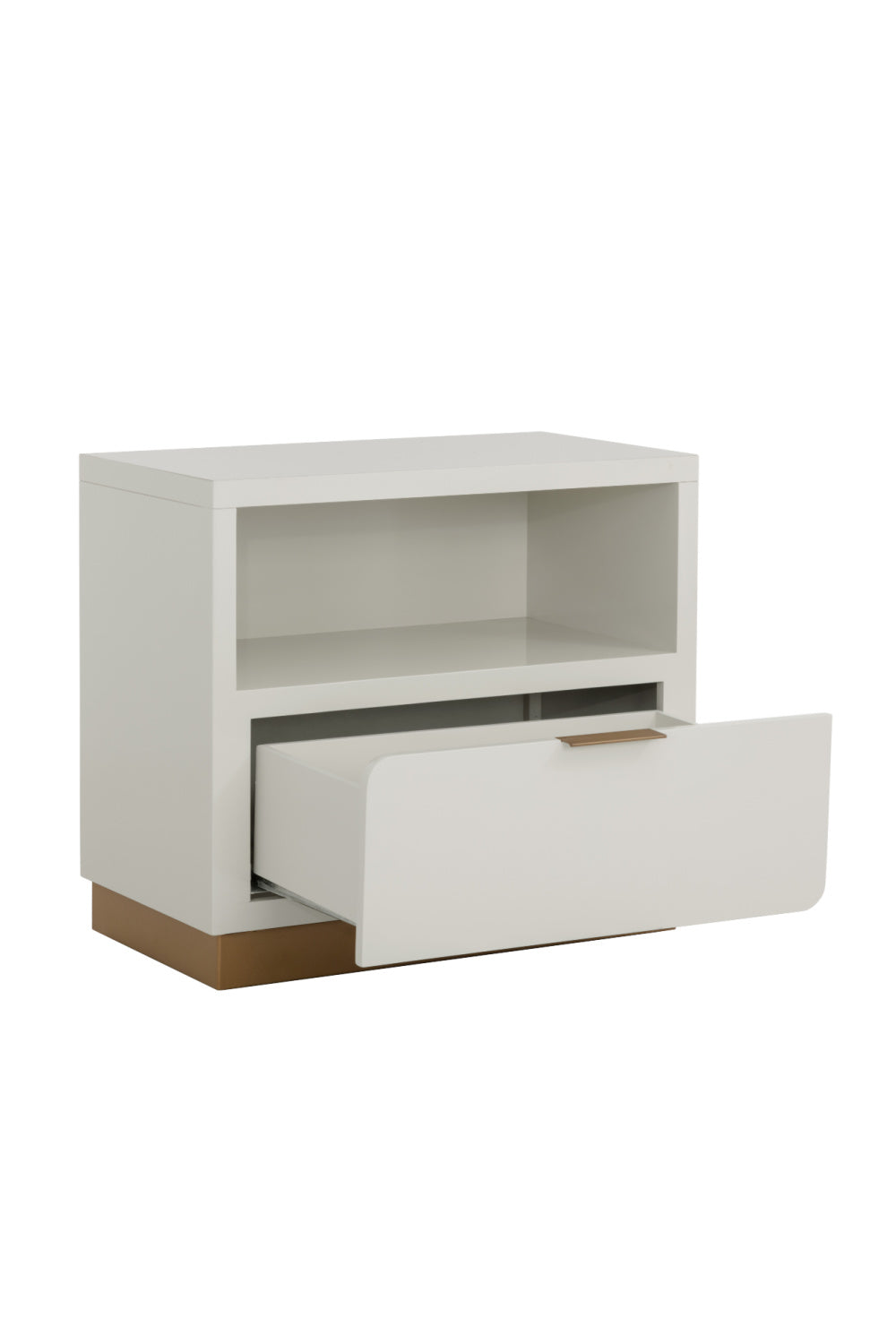   Modern European furniture - Rectangular Cream Bedside Table - www.oroa.com | Oroa.com