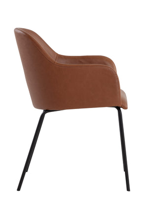   Modern European furniture - Leather Look Dining Armchair - www.oroa.com | Oroa.com