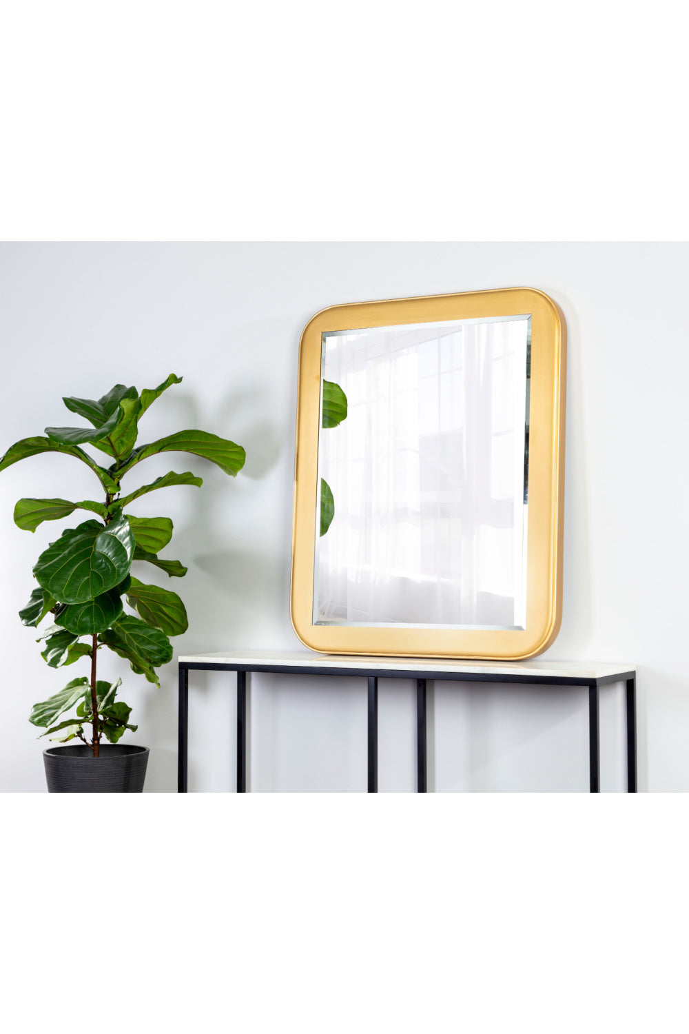   Modern European furniture - Gold Framed Wall Mirror - www.oroa.com | Oroa.com