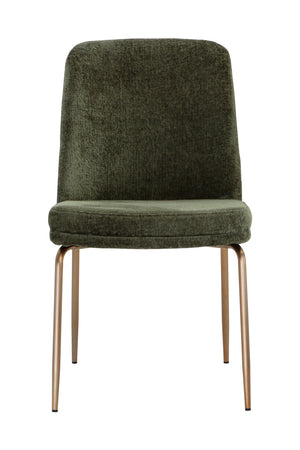   Modern European furniture - Green Fabric Dining Chairs (2) - www.oroa.com | Oroa.com