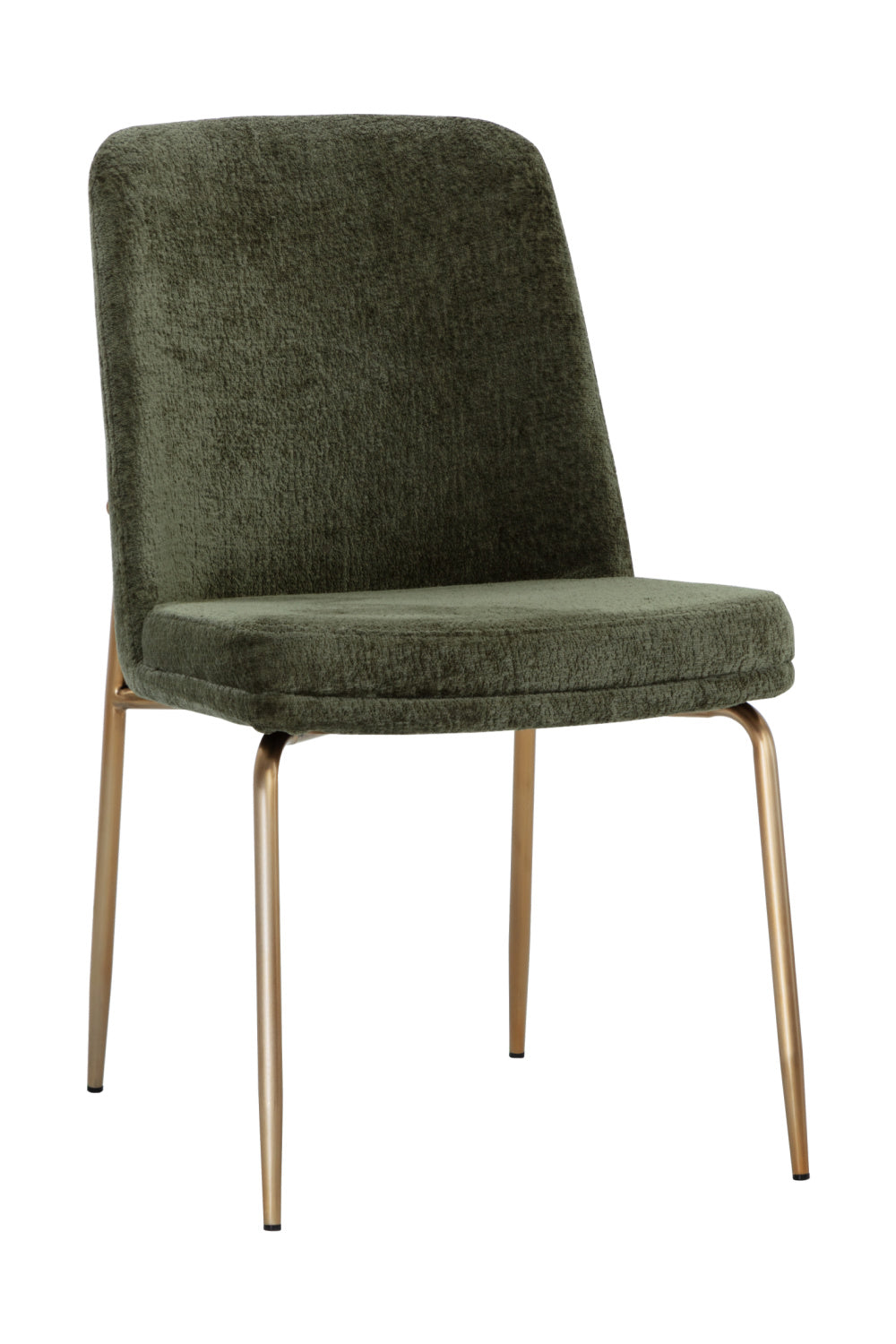   Modern European furniture - Green Fabric Dining Chairs (2) - www.oroa.com | Oroa.com