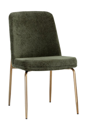   Modern European furniture - Green Fabric Dining Chairs (2) - www.oroa.com | Oroa.com