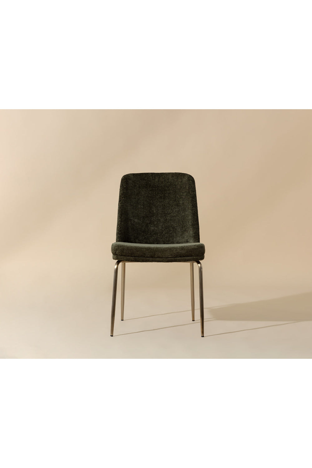   Modern European furniture - Green Fabric Dining Chairs (2) - www.oroa.com | Oroa.com