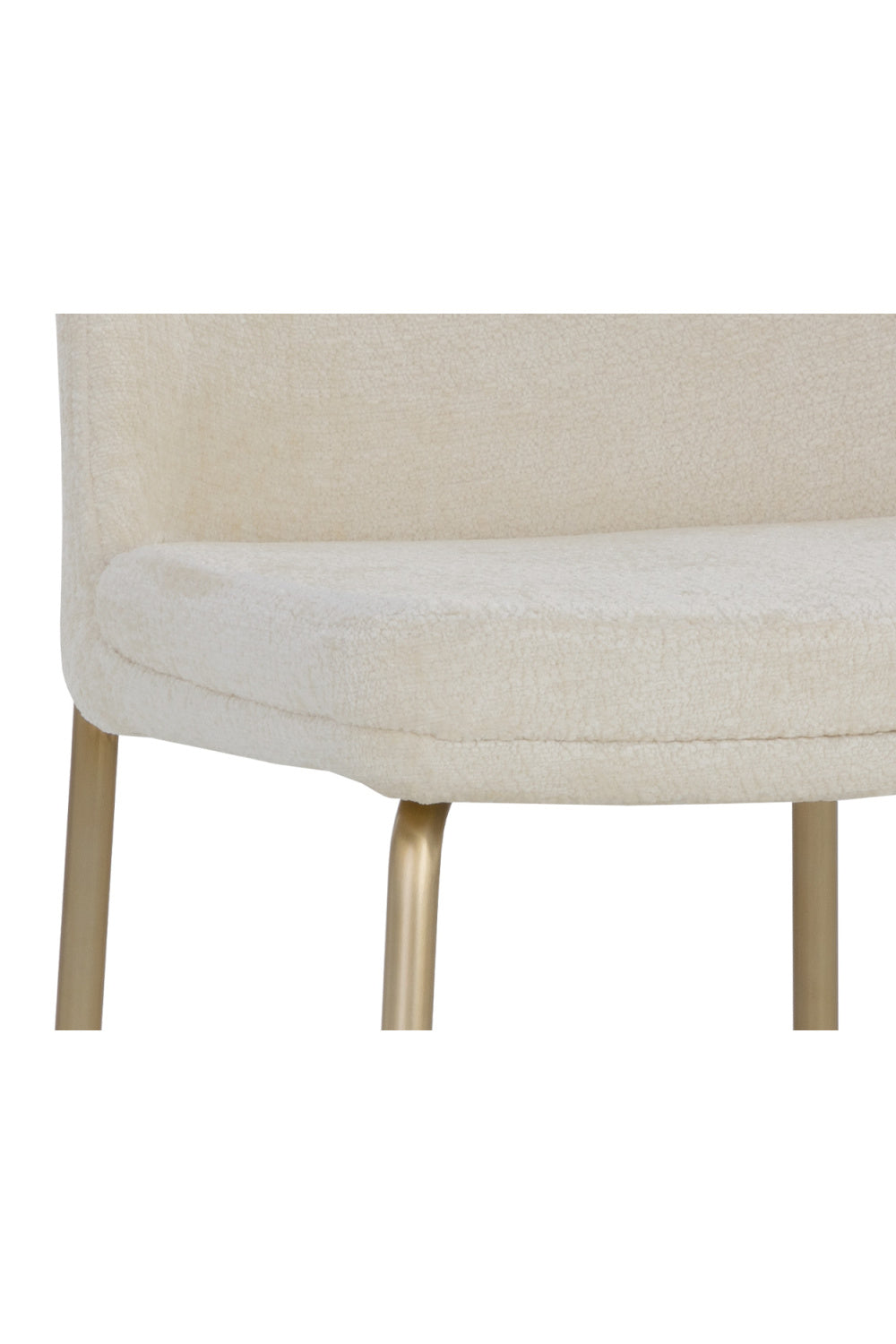   Modern European furniture - Antique Brass Fabric Counter Stool - www.oroa.com | Oroa.com