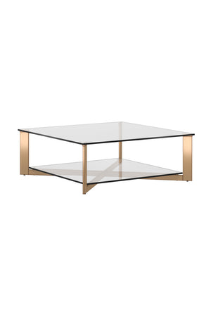   Modern European furniture - Square Glass Coffee Table - www.oroa.com | Oroa.com