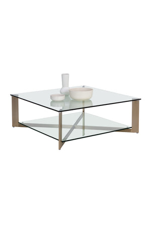   Modern European furniture - Square Glass Coffee Table - www.oroa.com | Oroa.com