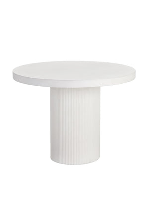   Modern European furniture - White Concrete Indoor/Outdoor Dining Table - www.oroa.com | Oroa.com