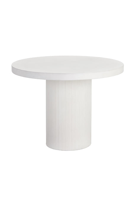   Modern European furniture - White Concrete Indoor/Outdoor Dining Table - www.oroa.com | Oroa.com