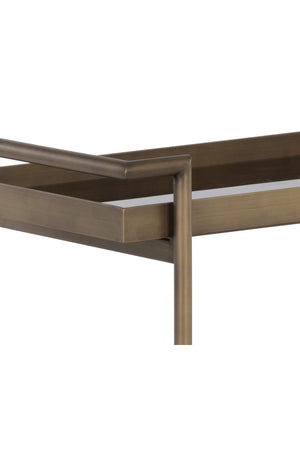   Modern European furniture - Black Glass Shelves Bar Cart - www.oroa.com | Oroa.com
