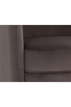   Modern European furniture - Gold Base Swivel Lounge Chair - www.oroa.com | Oroa.com