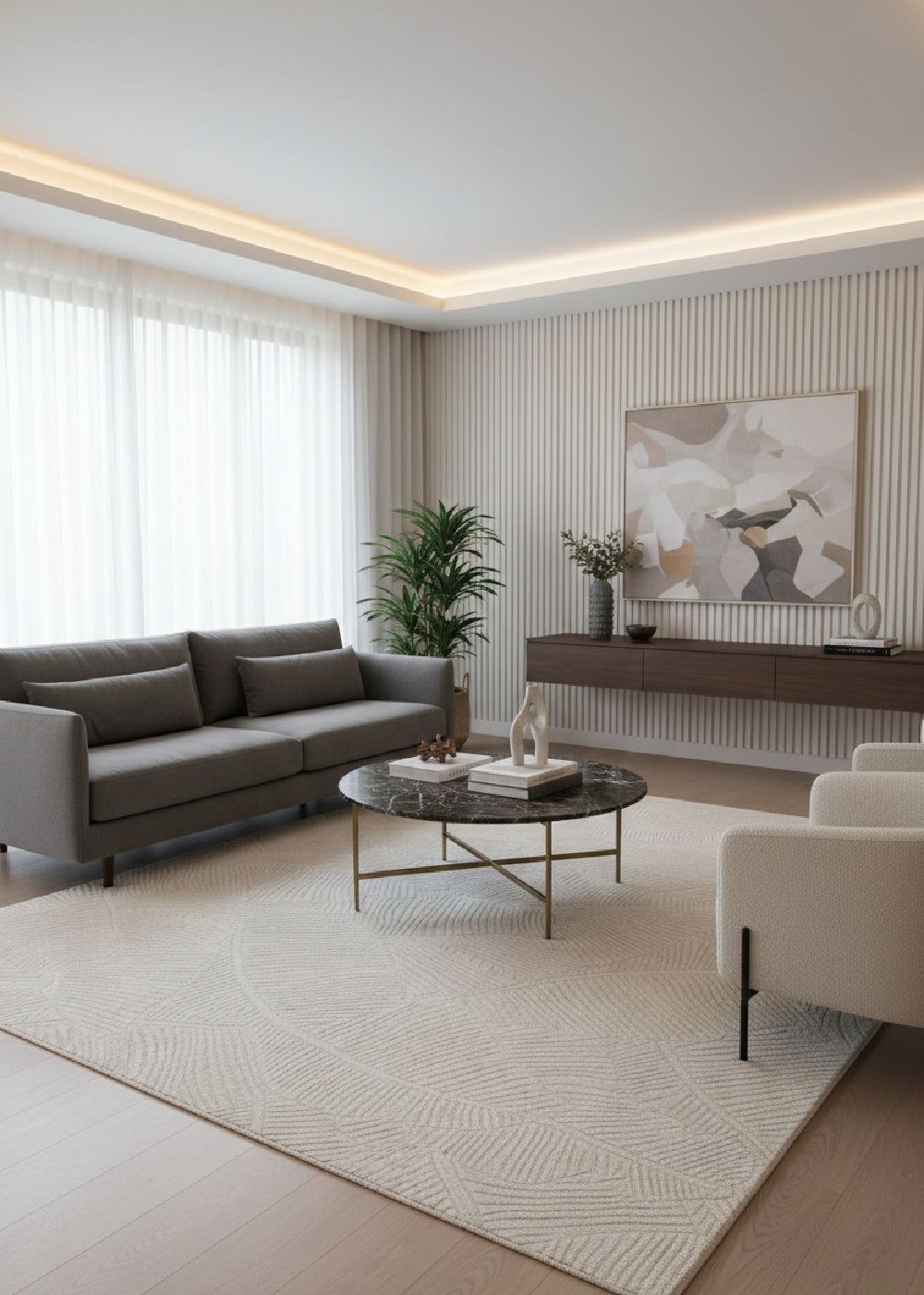   Modern European furniture - Contemporary Textured Area Rug - www.oroa.com | Oroa.com