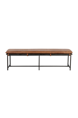   Modern European furniture - Tan Leather Bench - www.oroa.com | Oroa.com