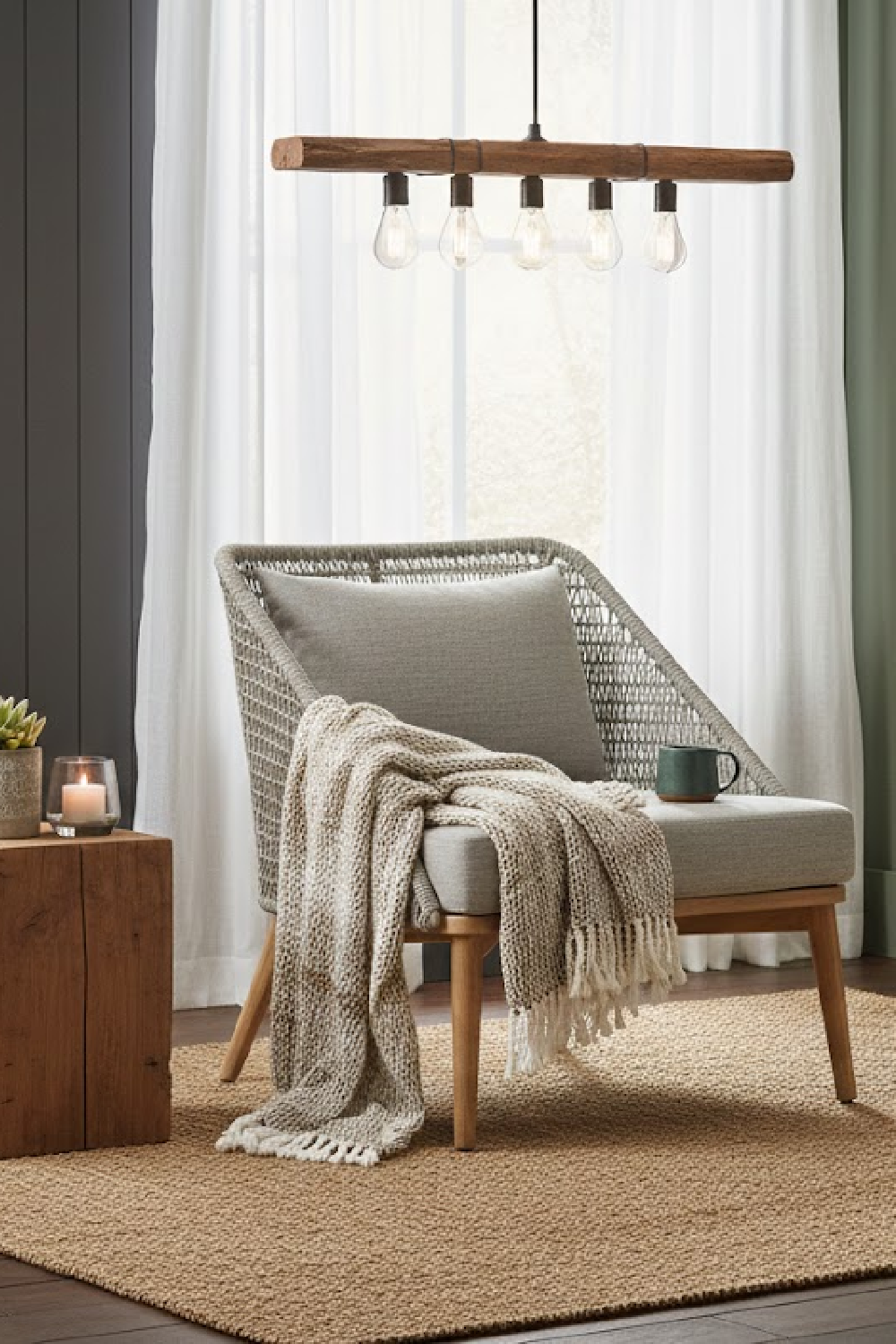   Modern European furniture - Woven Back Indoor/Outdoor Lounge Chair - www.oroa.com | Oroa.com