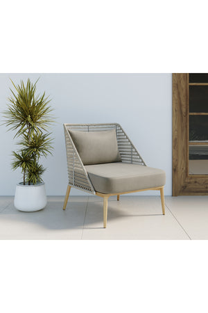   Modern European furniture - Woven Back Indoor/Outdoor Lounge Chair - www.oroa.com | Oroa.com