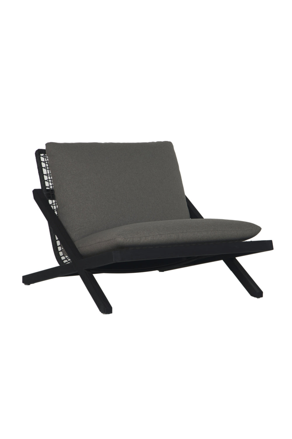   Modern European furniture - Teak Framed Indoor/Outdoor Lounge Chair - www.oroa.com | Oroa.com