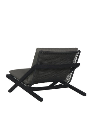   Modern European furniture - Teak Framed Indoor/Outdoor Lounge Chair - www.oroa.com | Oroa.com