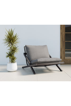   Modern European furniture - Teak Framed Indoor/Outdoor Lounge Chair - www.oroa.com | Oroa.com